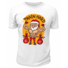 Футболка белая  Train hard