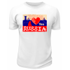 Футболка белая  Любовь к России