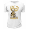 Футболка белая  Hello Moto