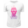 Футболка белая  Glamour Bitches not die