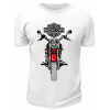 Футболка белая  Motor Cicles