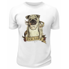 Футболка белая Pug life