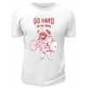 Футболка белая  Go hard