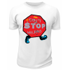 Футболка белая  Stop