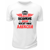 Футболка белая мужская Великие люди носят имя Алексей