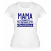 Футболка белая  женская Мама лучшего сыночка
