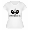 Футболка белая  I am fabulous