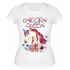 Футболка белая  Unicorn queen
