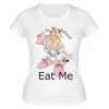 Футболка белая Alice in wonderland eat me