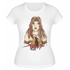 Футболка белая Девушка индеец girl