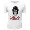 Футболка белая  Обезьяна Wild
