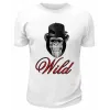 Футболка белая  Обезьяна Wild