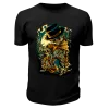 Футболка черная Скелет в цилиндре
