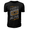 Футболка черная I used to be alive