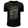 Футболка черная I used to be alive