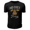 Футболка черная No diet today