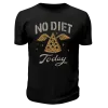 Футболка черная No diet today