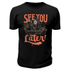 Футболка черная Смерть see you later