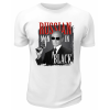 Футболка белая  Russian man in black