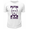Футболка белая  Putin is a good