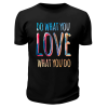 Футболка черная Do what you love what you do