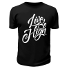 Футболка черная Live high