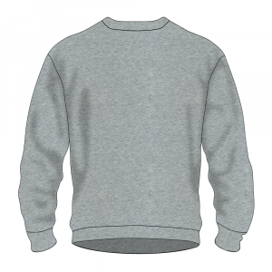 Свитшот серый меланж