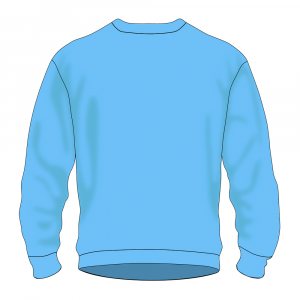 Свитшот голубой