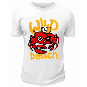 Футболка белая  Wild Beach