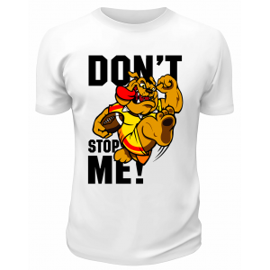 Футболка белая  Don't stop me