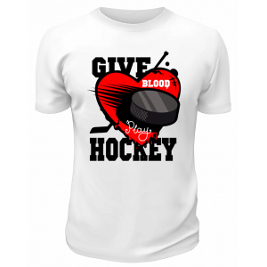 Футболка белая  Give Hockey