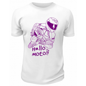 Футболка белая  Hallo Moto