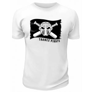 Футболка белая  Trance Pirate