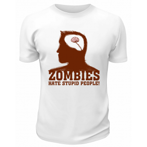 Футболка белая  Zombies