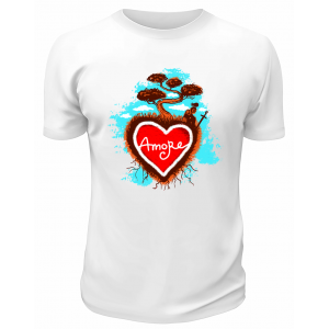 Футболка белая  Amore