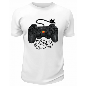 Футболка белая  Play with me
