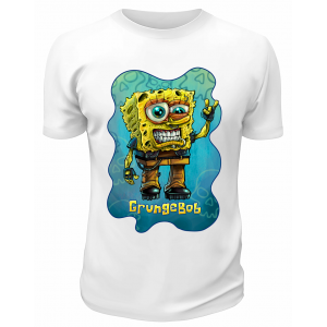 Футболка белая Grunge Bob
