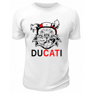 Футболка белая Ducati