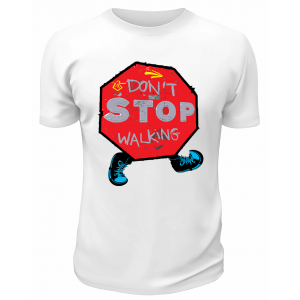 Футболка белая  Stop