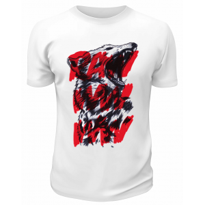 Футболка белая  Raww