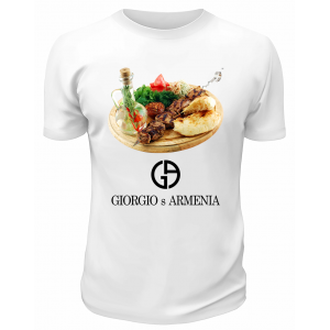 Футболка белая  Giorgio s Armenia