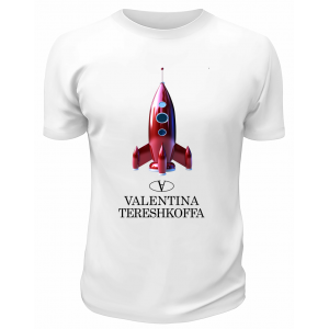 Футболка белая  Valentina Tereshkoffa