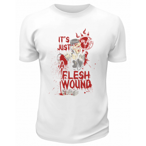 Футболка белая  Flesh Wound