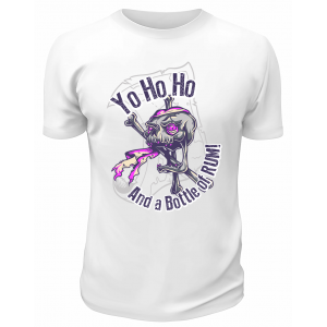 Футболка белая  Yo Ho Ho