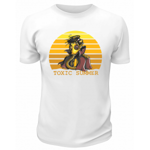 Футболка белая  Toxic Summer