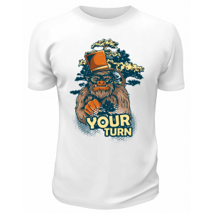 Футболка белая  Your turn