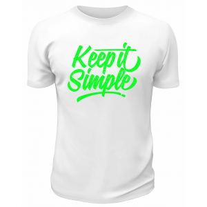Футболка белая Keep it simple