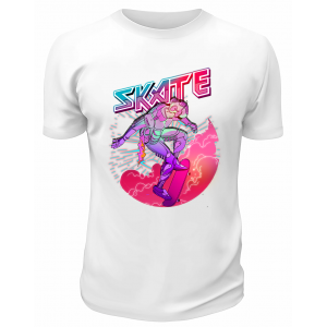 Футболка белая  Skate