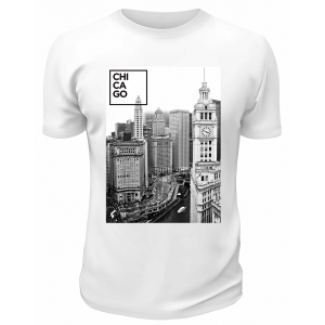 Футболка белая Chicago