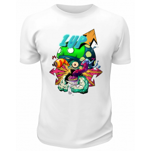 Футболка белая  1 UP